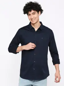 SPYKAR Long Sleeves Slim Fit Cotton Casual Shirt