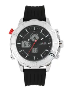 WEIDE Men Charcoal Grey Analogue and Digital Watch WH6108-3C
