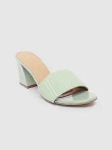 Inc 5 Women Striped Block Sandals