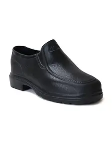 Ajanta Men Textured Lightweight Formal Slip-On Shoes