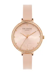 Ted Baker Women TB Classic Chic Collection Leather Straps Analogue Watch- BKPDSS3019I
