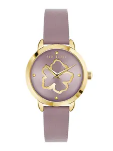 Ted Baker Women Printed Dial & Leather Straps Analogue Watch BKPFLS3039I