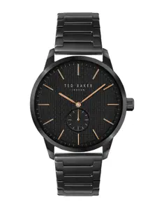 Ted Baker Men TB Timeless Collection Textured Dial Quartz Analogue Watch BKPBTS3029I
