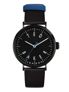 Ted Baker Men TB Urban Collection Leather Straps Quartz Analogue Watch BKPDPS3039I