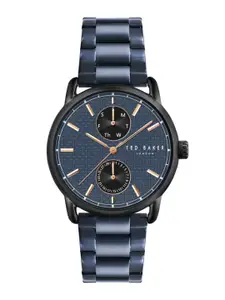 Ted Baker Men TB Timeless Collection Textured Dial Quartz Analog Watch BKPOLS3039I