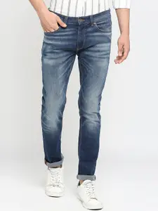 SPYKAR Men Regular Fit Mid-Rise Heavy Fade Cotton Jeans