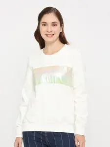 SPYKAR Round Neck Sweatshirt