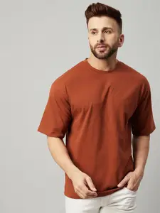 GRITSTONES Drop Shoulder Cotton Oversize Fit T-shirt