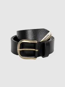 Levis Men Casual Wide Textured Leather Belt