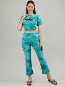 Duchess Printed Crop Top & Trouser Co-Ords