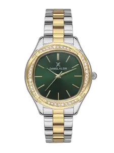 Daniel Klein Premium Women Embellished Bracelet Style Straps Analogue Watch DK.1.13342-4