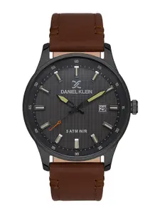 Daniel Klein Premium Men Leather Straps Analogue Watch DK 1 13375-5