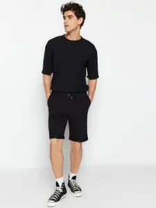 Trendyol Men Mid Rise knitted Sports Shorts