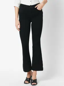Kraus Jeans Women Flared High-Rise Clean Look Jeans