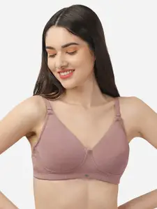 Soie Non Padded Non-Wired Full Coverage Seamless Cotton T-shirt Bra