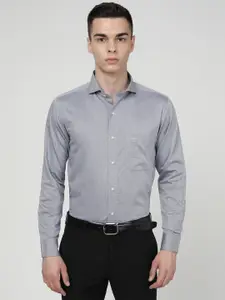 FRENCH CROWN Micro Ditsy Printed Standard Cotton Formal Shirt