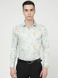 FRENCH CROWN Floral Printed Standard Formal Shirt