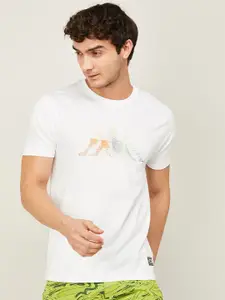 Kappa Graphic Printed Cotton Casual T-shirt