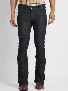 mode de base Men Mid-Rise Bootcut Dark Shade Stretchable Jeans