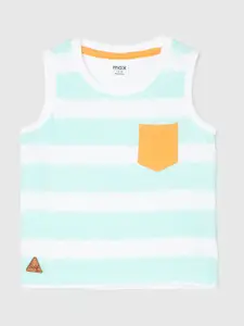 max Infants Boys Striped Pure Cotton T-shirt