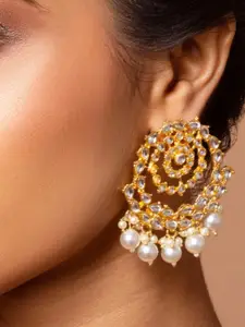 Fida Gold-Plated Chandbalis Earrings