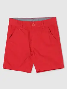 max Boys Mid-Rise Regular Fit Pure Cotton Shorts