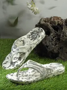 Solethreads Men ORTHO Marble Effect Printed Waterproof Flip Flop