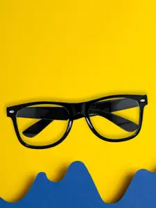 Kastner Men Clear Lens & Square Sunglasses with UV Protected Lens - UNI_HRO_TRANSPARENT