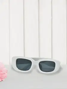 Kastner Men Rectangle Sunglasses with UV Protected Lens - UNI_CHRCHMA_WHIT
