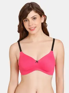 Rosaline by Zivame Lightly Padded Non-Wired All Day Comfort Seamless Bra