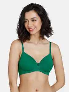 Zivame Lightly Padded Non-Wired All Day Comfort Seamless Bra