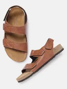 Carlton London Men Croc Textured Comfort Sandals