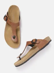 Carlton London Men Croc Textured Comfort Sandals