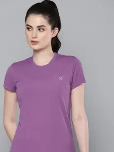 HRX by Hrithik Roshan Women Solid Rapid-Dry Running T-shirt