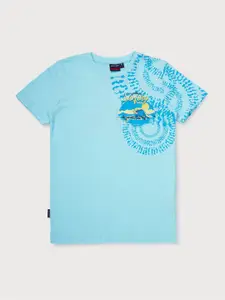 Gini and Jony Boys Graphic Printed Cotton Casual T-shirt