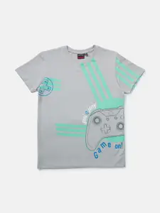 Gini and Jony Boys Graphic Printed Cotton T-Shirt