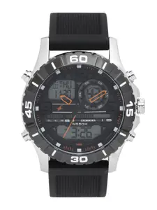 Fastrack Men Black Analogue and Digital Watch 38035SP03
