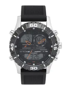 Fastrack Men Black Analogue and Digital Watch 38035SP03