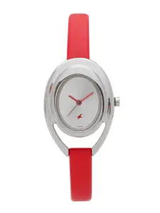 Fastrack Women Silver-Toned Dial Watch 6090SL01