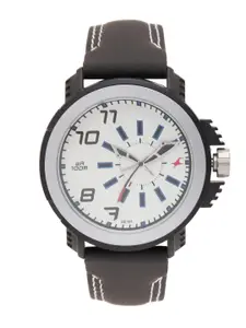 Fastrack Men Off-White Analogue Watch NJ38015PL01C