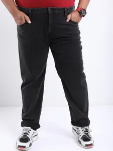 HIGHLANDER Men Plus Size Slim Fit Low Distress Stretchable Jeans