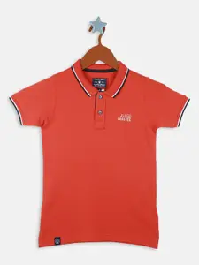 Monte Carlo Boys Polo Collar Pure Cotton T-shirt