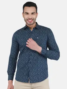 Monte Carlo Micro Ditsy Printed Cotton Casual Shirt