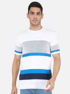 Monte Carlo Striped Round Neck T-shirt