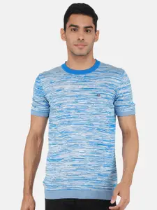 Monte Carlo Abstract Printed Round Neck Short Sleeves T-shirt