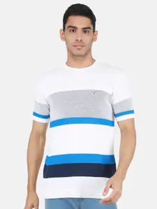 Monte Carlo Striped Round Neck T-shirt