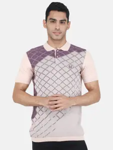 Monte Carlo Checked Polo Collar Regular Fit T-shirt