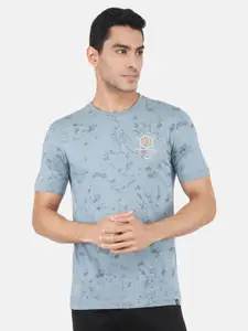 Monte Carlo Abstract Printed Round Neck T-shirt