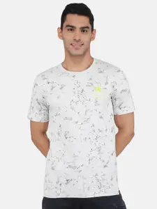 Monte Carlo Abstract Printed Round Neck T-shirt