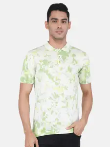 Monte Carlo Tie And Dye Polo Collar Cotton T-shirt